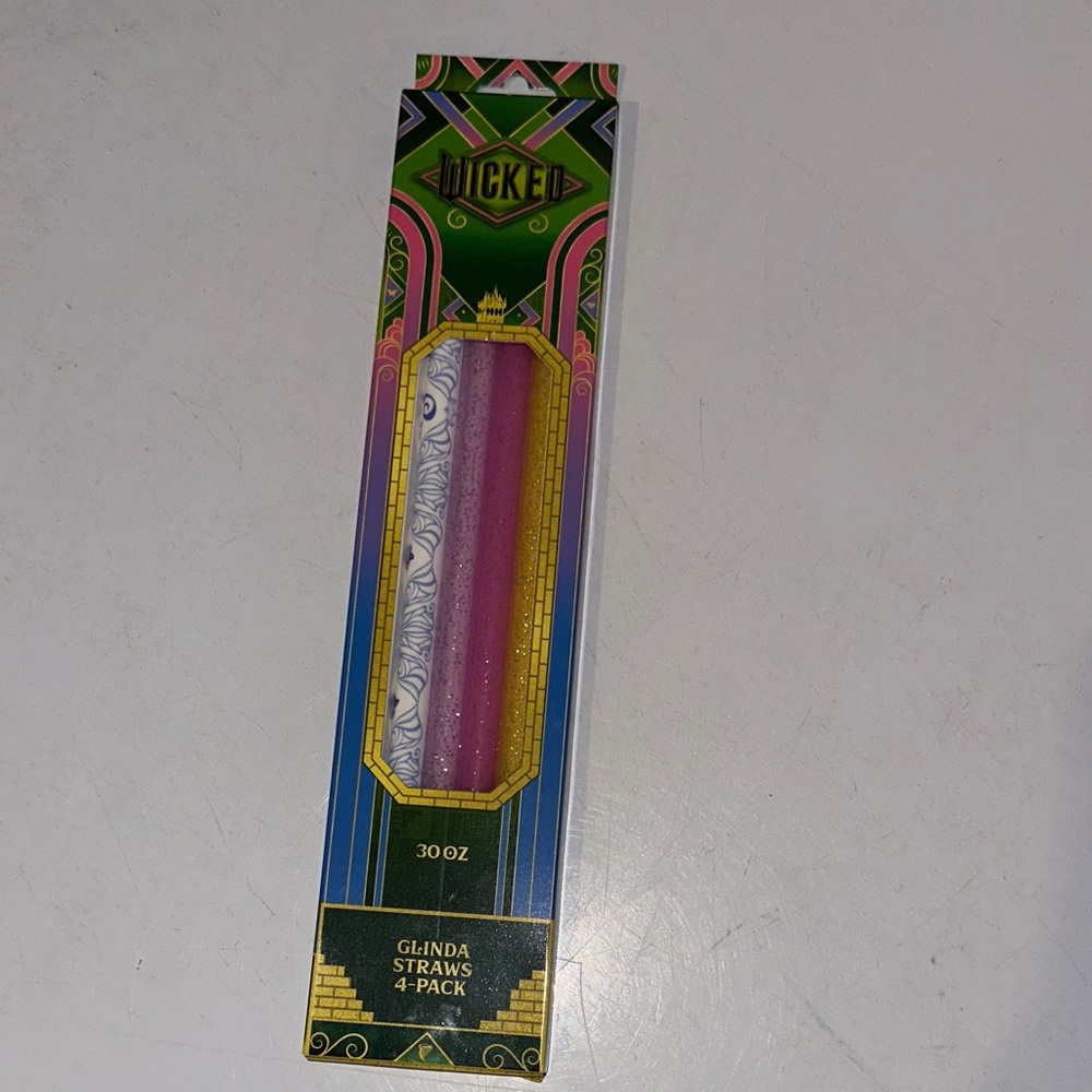 Wicked CharCharms Glinda Straws for 30oz Stanley NEW NIP Universal